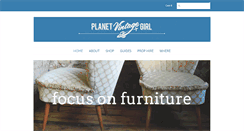 Desktop Screenshot of planetvintagegirl.com